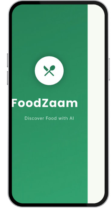 Foodzaam Main Mobile Interface